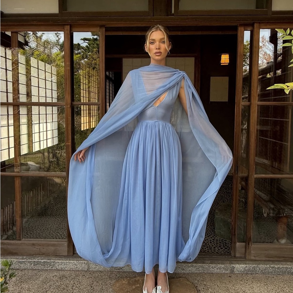 Helsa The Sabine Silk Chiffon Dress- never worn